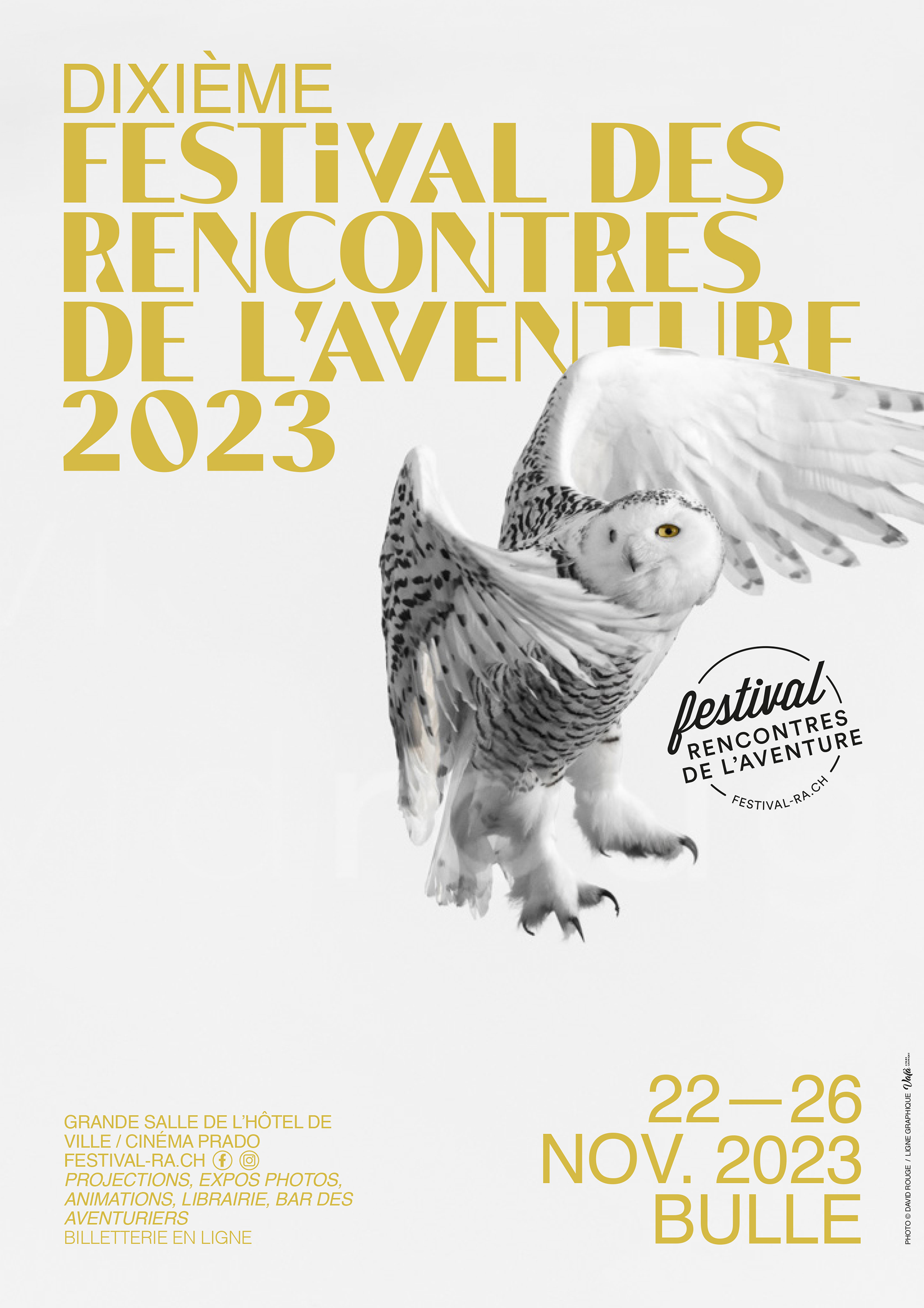 Affiche officielle du festival Rencontres de laventure 2023