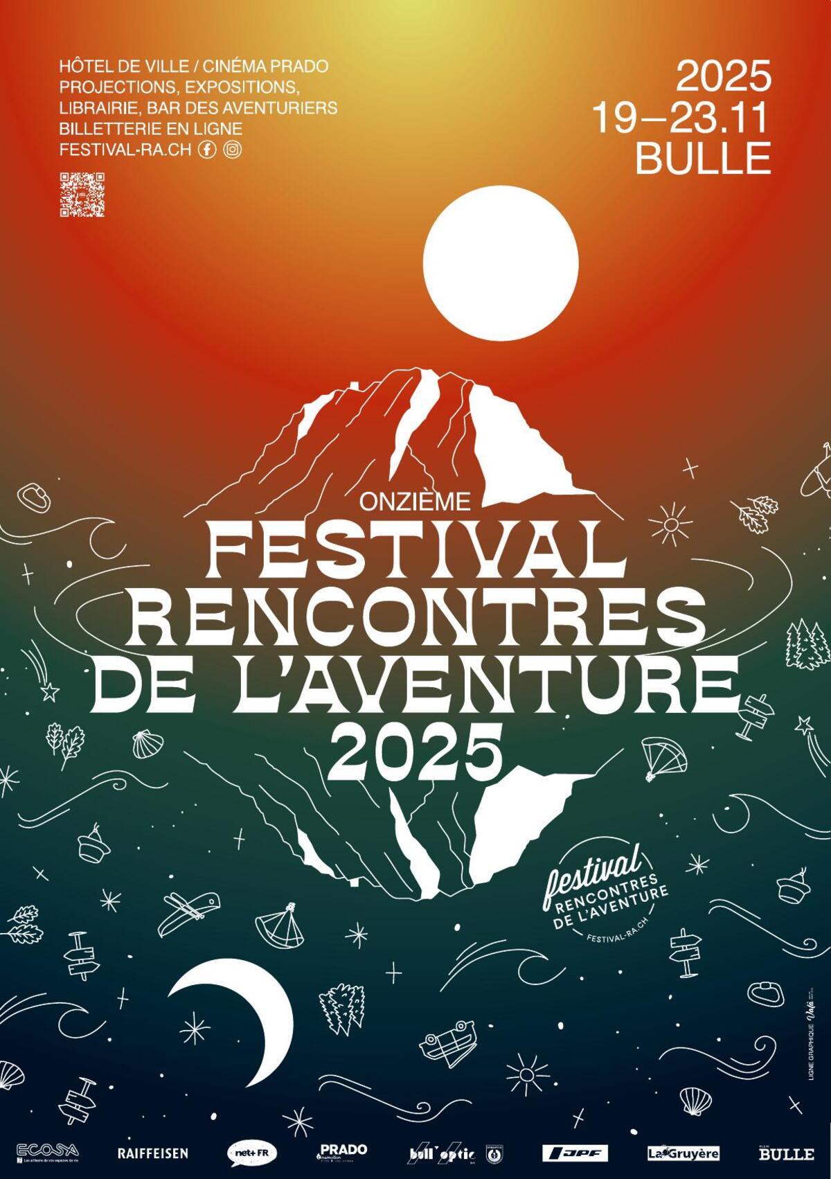Affiche officielle du festival Rencontres de laventure 2025