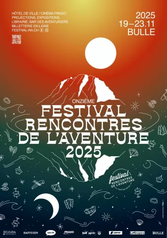 Affiche officielle du festival Rencontres de laventure 2025